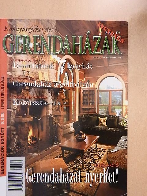 Könnyűszerkezetes és gerendaházak 2003. április-május [antikvár]