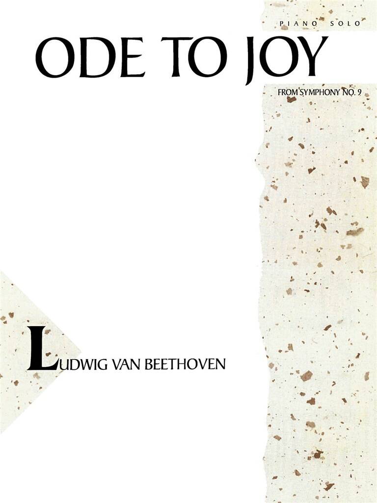 BEETHOVEN - ODE TO JOY FROM SIMPHONY NO.9, PIANO SOLO