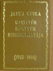 Janka Gyula - Miniatűr könyvek bibliográfiája 1973-1974 (minikönyv) [antikvár]