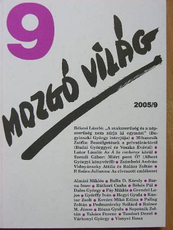 Almási Miklós - Mozgó Világ 2005. szeptember [antikvár]