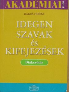Idegen szavak és kifejezések [antikvár]