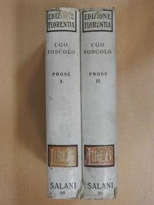 Ugo Foscolo - Prose I-II. [antikvár]