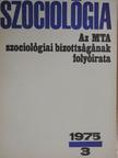 Andics Jenő - Szociológia 1975/3. [antikvár]