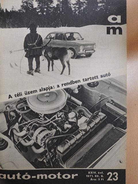 Bessenyei Gábor - Autó-Motor 1971-1973. (vegyes számok) (28 db) [antikvár]