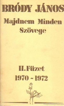 Bródy János - Bródy János Majdnem minden szövege II. füzet 1970-1972 [antikvár]