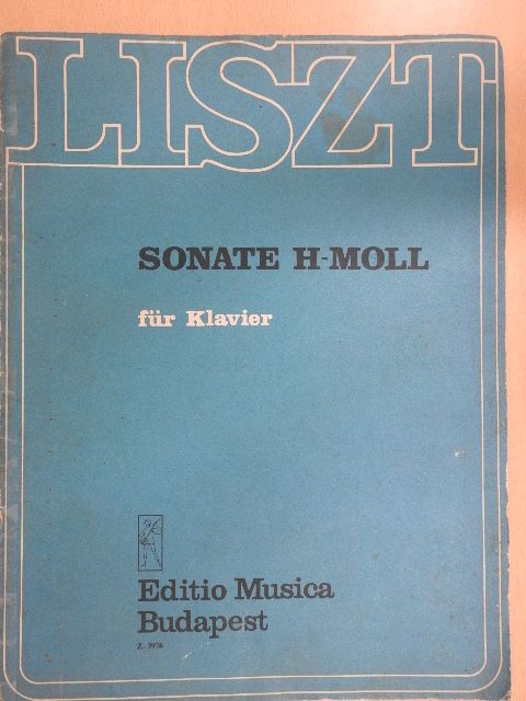 Franz Liszt - Sonate h-moll [antikvár]