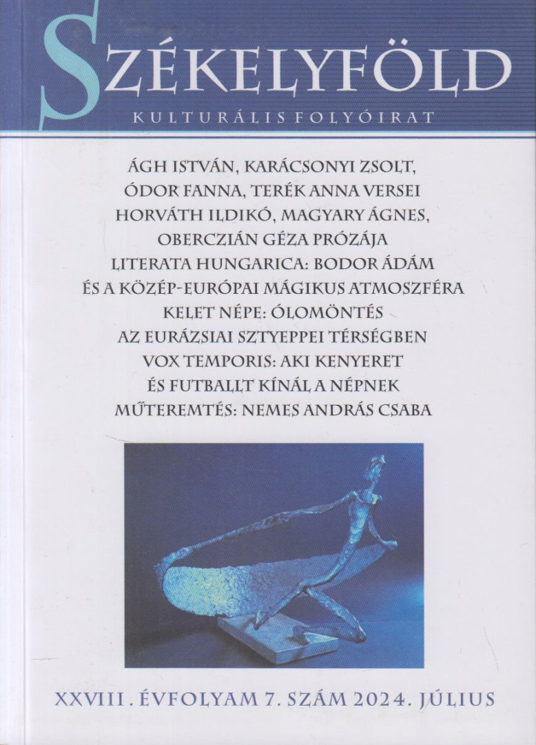 Zsidó Ferenc - Székelyföld XXVIII. évfolyam 7. szám 2024. július [antikvár]