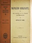 Hippolyte Taine - Napoléon Bonaparte [antikvár]