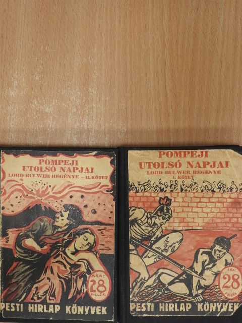 Edward Bulwer - Pompeji utolsó napjai I-II. [antikvár]