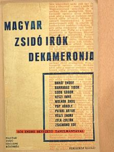 Barát Endre - Magyar Zsidó Irók Dekameronja [antikvár]