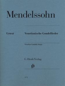 MENDELSSOHN - VENETIANISCHE GONDELLIEDER (E. HERTTRICH, R. ELVERS, U. SCHEIDELER)
