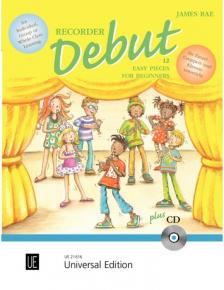 RAE, JAMES - RECORDER DEBUT. 12 EASY PIECES FOR BEGINNERS FÜR EINZEL-, GRUPPEN- UND KLASSENUNTERRICHT + CD