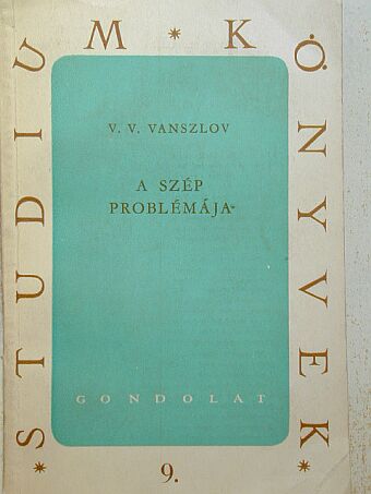V. V. Vanszlov - A szép problémája [antikvár]