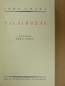 John O'Hara - Találkozás [antikvár]