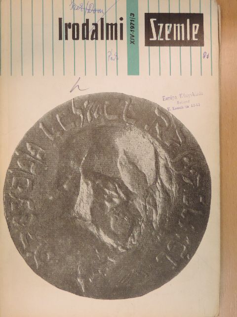 Egri Viktor - Irodalmi Szemle 1971/3. [antikvár]