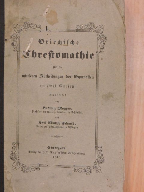 Griechische Chrestomathie [antikvár]