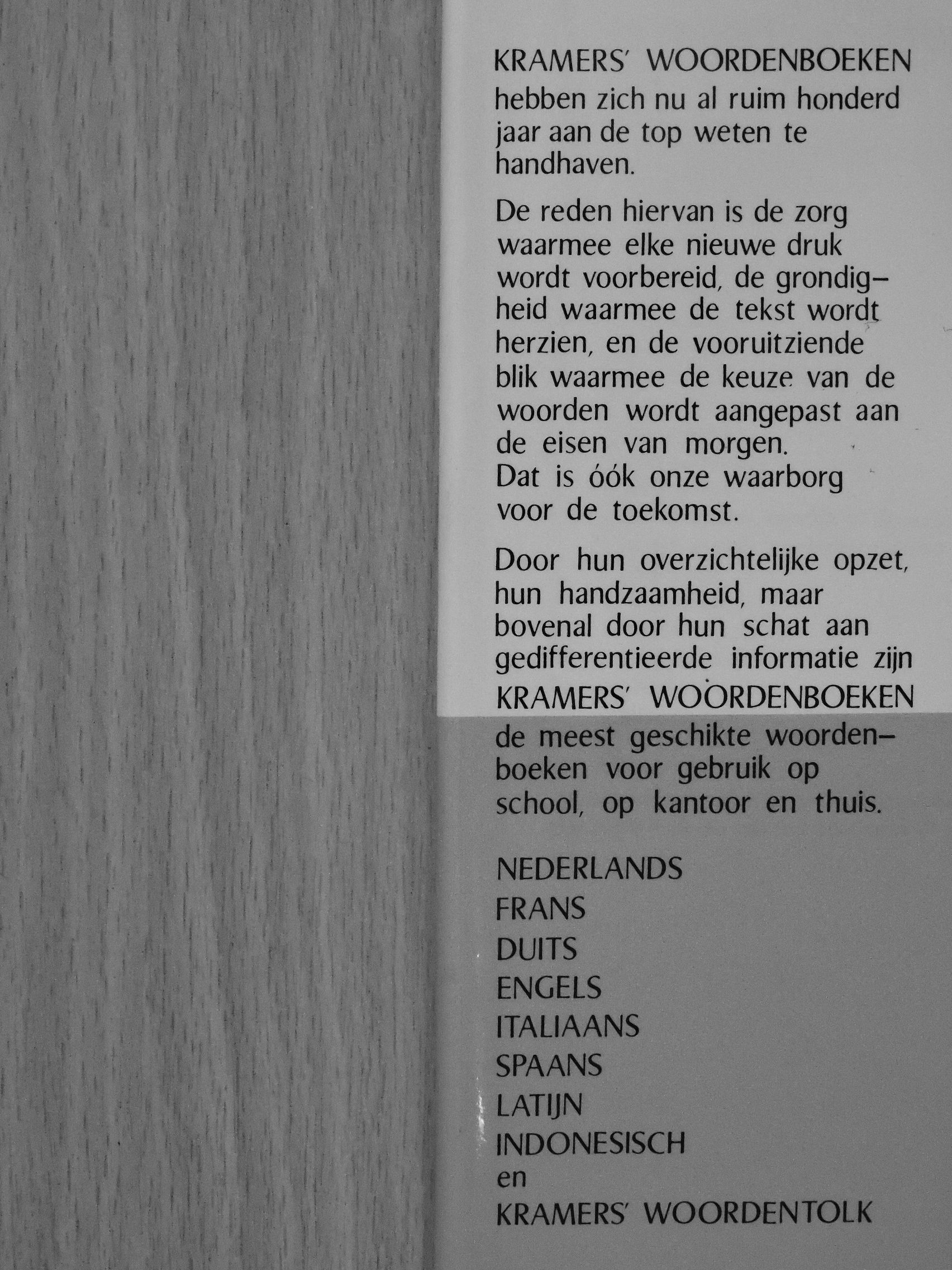 G. van Kooten - Kramers' Engels Woordenboek Engels-Nederlands/Nederlands-Engels [antikvár]