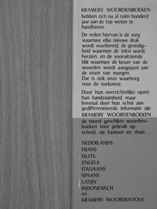 G. van Kooten - Kramers' Engels Woordenboek Engels-Nederlands/Nederlands-Engels [antikvár]