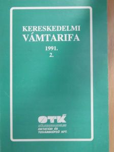 Kereskedelmi vámtarifa 1991. 2. [antikvár]