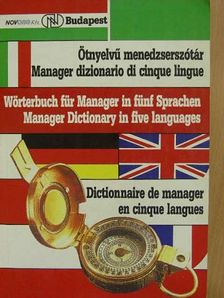 Ötnyelvű menedzserszótár [antikvár]