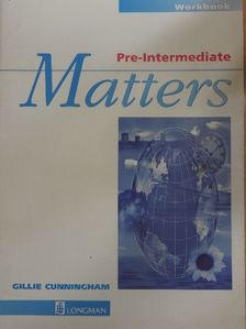 Gillie Cunningham - Matters - Pre-Intermediate - Workbook [antikvár]