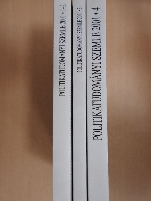 Ágh Attila - Politikatudományi Szemle 2001/1-4. [antikvár]