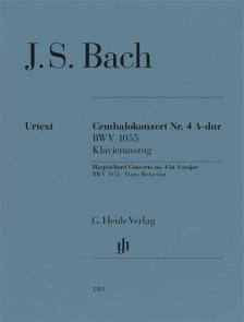 Bach - CEMBALOKONZERT NR. 4 A-DUR BWV 1055 KLAVIERAUSZUG