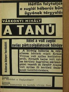 Várkonyi Mihály - A tanú [antikvár]