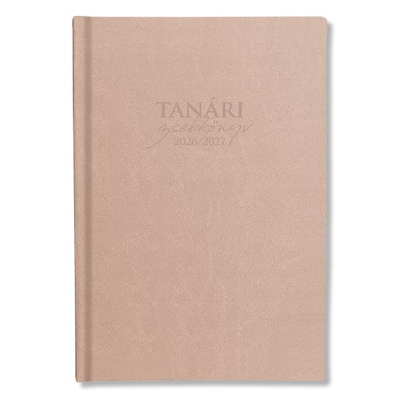 P4114 - 3094 - Tanári zsebkönyv pd 2026-2027 műbőr beige