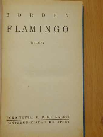 Borden - Flamingo [antikvár]