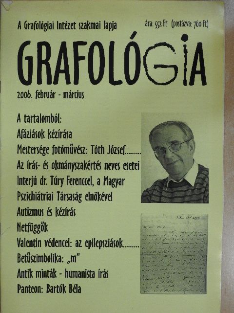 Grafológia 2006. február-március [antikvár]