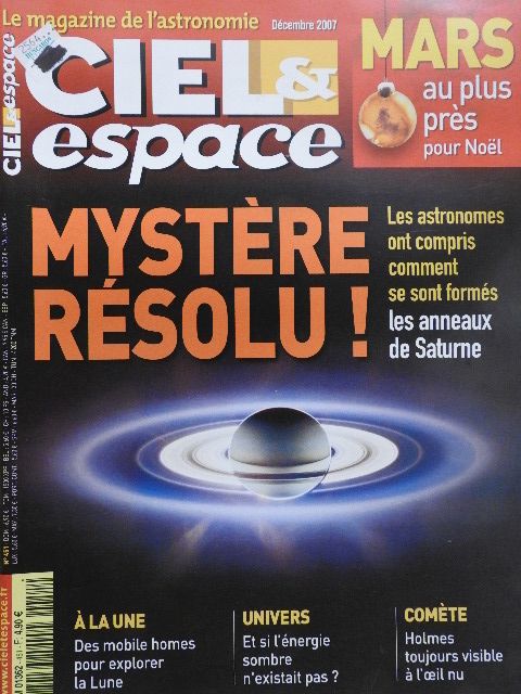 Ciel & Espace décembre 2007 [antikvár]