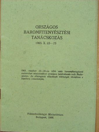 Keserű János - Országos baromfitenyésztési tanácskozás [antikvár]