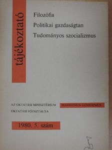 Jóriné Kiss Magdolna - Tájékoztató 1980/5. [antikvár]