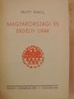 Pálffy János - Magyarországi és erdélyi urak [antikvár]