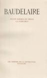 Charles Baudelaire - Petits poèmes en prose / La Fanfarlo [antikvár]
