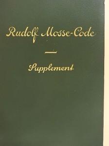 Rudolf Mosse-Code Supplement [antikvár]