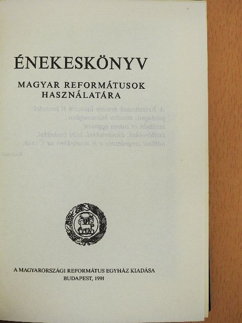 Énekeskönyv [antikvár]