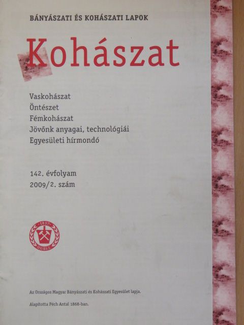 Májlinger Kornél - Kohászat 2009/2. [antikvár]