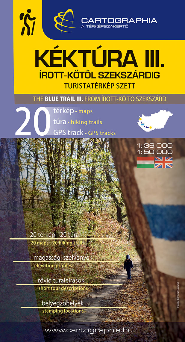 Kéktúra III. térképszett (Dél-Dunántúl)