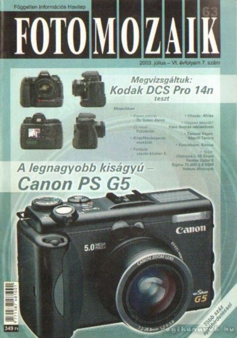 Sulyok László - Foto Mozaik 2003. július 7. szám [antikvár]