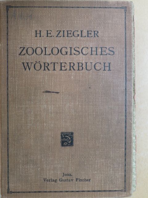 Dr. E. Bresslau - Zoologisches Wörterbuch [antikvár]