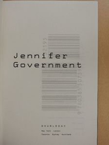 Max Barry - Jennifer Government [antikvár]
