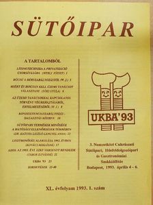 Sütőipar 1993/1. [antikvár]