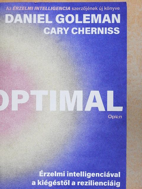 Cary Cherniss - Optimal [antikvár]