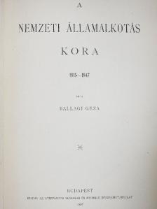Ballagi Géza - A magyar nemzet története IX. [antikvár]