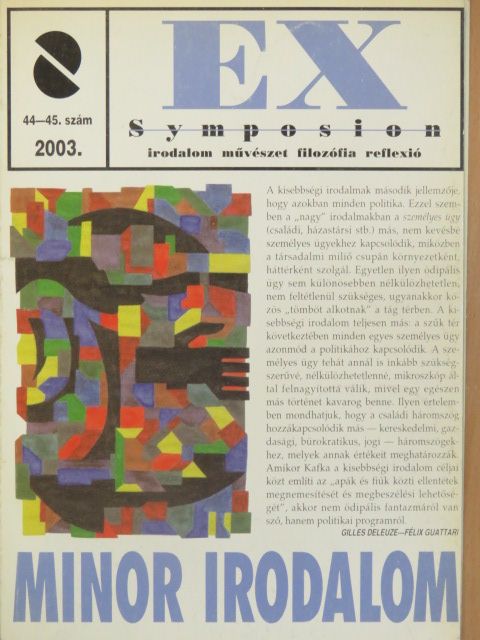 Danyi Zoltán - Ex Symposion 44-45. [antikvár]