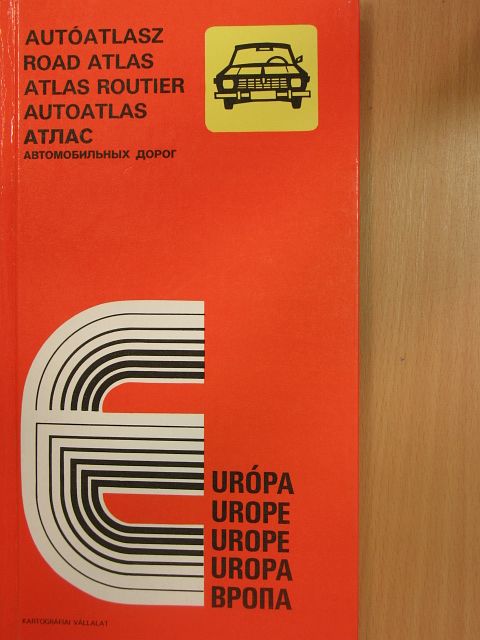 Európa autóatlasza [antikvár]