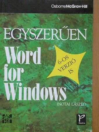 Inotai László - Egyszerűen Word for Windows [antikvár]