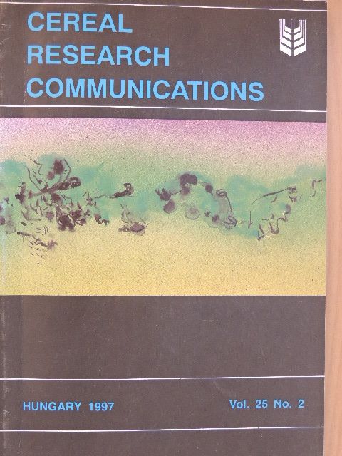 A. Börner - Cereal Research Communications 1997/2 [antikvár]